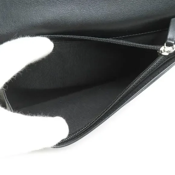 CHANEL Authentic Black Caviar Leather Wallet - Picture 4 of 5